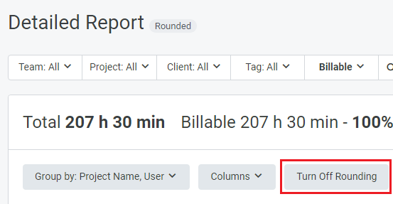 Detailed Report Rouding